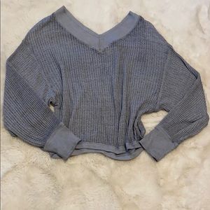 Free People Slouchy long sleeve top